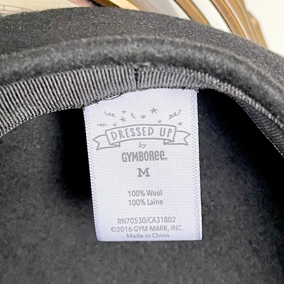 Gymboree Girls Black Wool Beret EUC Size M - Picture 4 of 4